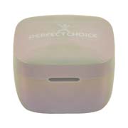 [MC-ACC-117261] AUDÍFONOS PERFECT CHOICE BT TWS BRILLANTES PEARL COLOR GRIS