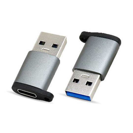 Adaptador USB V3.0 Tipo "A" Macho A Tipo "C" Hembra BROBOTIX