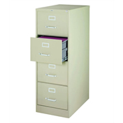 [OFD-AR-17548] Archivero metálico OFFICE DIMENSION tamaño oficio 4 gavetas color almendra