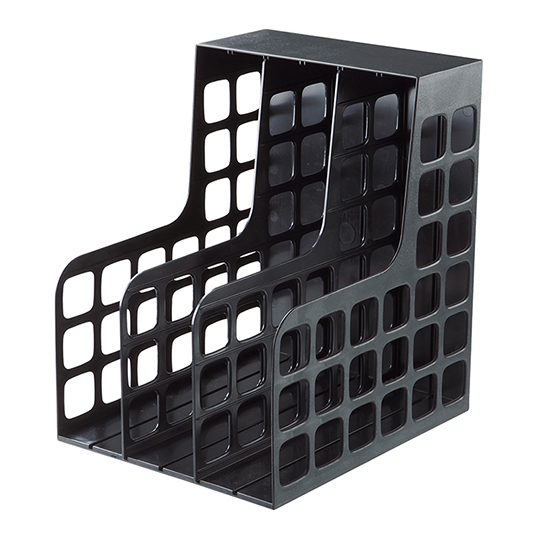 Archivo con divisiones Oxford color negro 30.5 x 22.9 x 27 cm