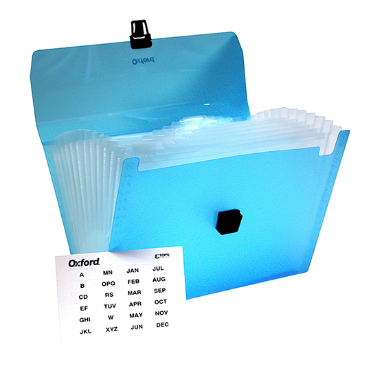 [ESS-POR-F148] Archivo expandible Oxford carta colores surtidos 1 pza