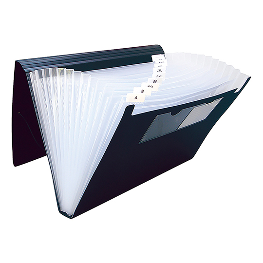 [ESS-POR-F068] Archivo expandible Oxford tamaño oficio color negro