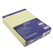 [ESS-BLK-20260C] BLOCK DE HOJAS AMPAD CARTA COLOR AMARILLO RAYADO CON 50 HOJAS PAQUETE C/12 PZAS