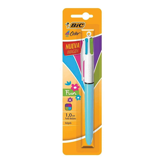 [BIC-BOL-36171] Bolígrafo 4 colores fun BIC original blíster 1 pieza