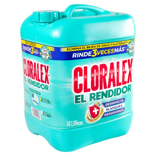 [ALEN-CLORO-10L] Blanqueador Cloralex, cloro 10 Lt.