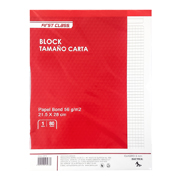 [DIE-BLK-3473] Block Dietrix tamaño carta cuadro 5 mm 80 hojas