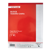 [DIE-BLK-3474] Block Dietrix tamaño carta cuadro 7 mm 80 hojas