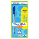 Boligrafo RT kilometrico azul punto mediano caja con 12 piezas