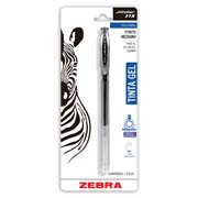 Boligrafo gel j roller rx zebra, punto mediano 0,7 mm, negro, blister 1 pz