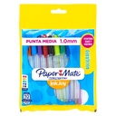 Boligrafo Paper Mate fashion punto mediano bolsa con 10 piezas