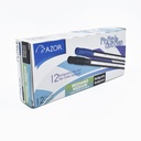 Bolígrafo dúo mediano Pin Point 1.0 mm colores negro-azul caja con 12 pzas