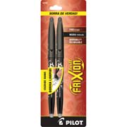[PIIL-BOL-31553] Bolígrafo fino Frixion Ball Pilot tinta gel borrable, negro, blister 2 piezas