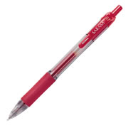 [ZEB-BOL-8802] Bolígrafo retráctil tinta gel zebra, punto 0.7 mm, color rojo, 1 pieza