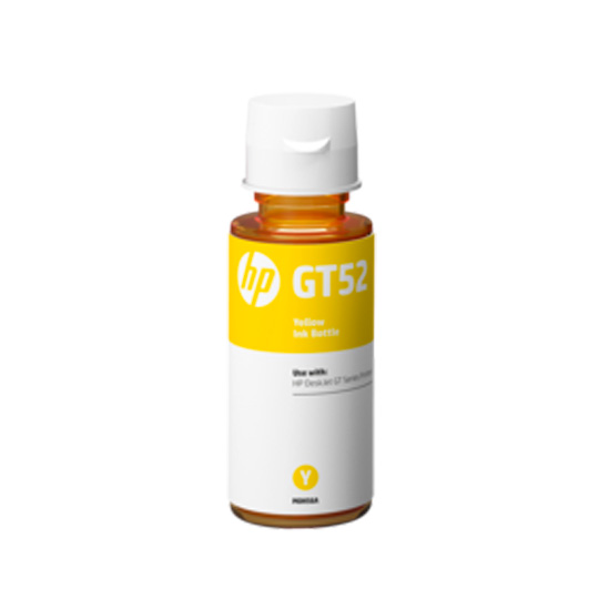 Botella de tinta amarilla HP gt52.