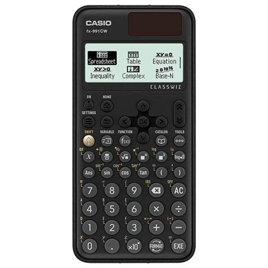 CALCULADORA CIENTÍFICA 540 FUNCIONES CASIO PANTALLA DE CRISTAL LÍQUIDO
