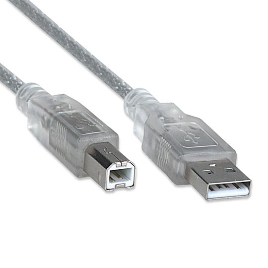 Cable Manhattan USB a-b v2.0 4.5m pla.