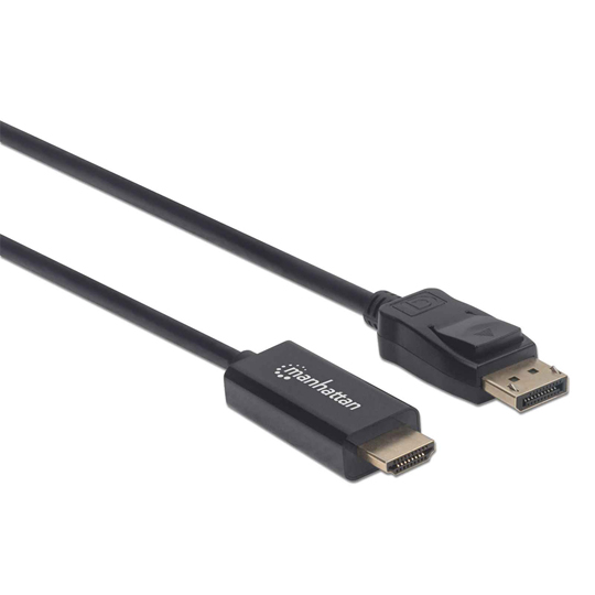 Cable Manhattan displayport - HDM M-M 4K 1.8M