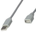 Cable Manhattan USB Ext. Tipo A 3.0M, Gris