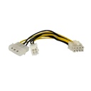 Cable Startech 15cm para fuente de poder 4 pines
