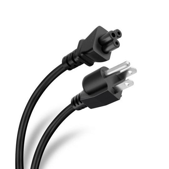 Cable De Corriente Para Laptop Tipo Trébol,    1.8 M,     BROBOTIX   076889