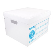 [GEO-CJA-26] Caja de archivo plástica GEO carta colorblanco