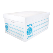 [GEO-CJA-27] Caja de archivo plástica GEO oficio color blanco