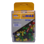 [MAE-PIN-PP100] Caja de pines mae colores solidos con 100 piezas