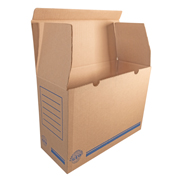 Caja tipo galletera GEO kraft archivo histórico