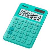 [CAS-CAL-20UCGN] Calculadora de escritorio verde CASIO pantalla larga de 12 dígitos