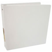 [AZO-CAR-9600BL] Carpeta básica Kinera carta de 1 1/2' rraje 'O' color blanco