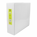 Carpeta panorama herraje O 3" ACCO color blanca, tamaño carta