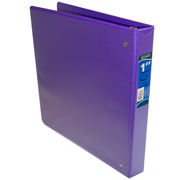 [AZO-CAR-9101MO] Carpeta panorámica con cristal Kinera carta de 1' herraje 'O' color morada