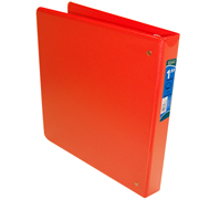 [AZO-CAR-9101NA] Carpeta panorámica con cristal Kinera carta de 1' herraje 'O' color naranja