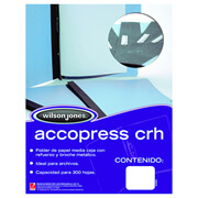 [ACO-FOL-P1192] Carpeta pressboard Accopress ACCO carta color azul claro con broche de 8 cm