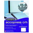 Carpeta pressboard Accopress ACCO carta color azul claro con broche de 8 cm