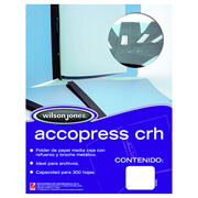 [ACO-FOL-P1195] Carpeta pressboard Accopress crh ACCO oficio color azul claro con broche de 8 cm