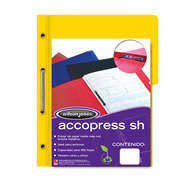[ACO-FOL-P4563] Carpeta pressboard Accopress sh ACCO oficio color amarillo con broche de 8 cm