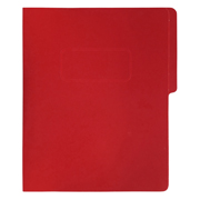 [FTC-FOL-3024] Carpeta pressboard con broche Fortec ta color rojo, paquete c/10 pzas