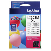 Cartucho brother color magenta LC203M .