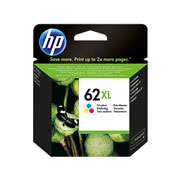 [HP-TIN-C2P07AL] Cartucho de tinta tricolor HP 62xl .