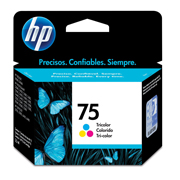 Cartucho de tinta tricolor HP 75 .
