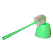 [LJA-ESCO-PWC2] Cepillo para baños de plastico con base,colores surtidos