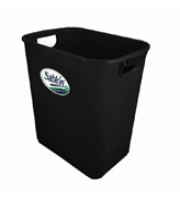[SAB-CEST-8025] Cesto jumbo con aza Sablon color negro .