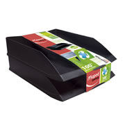 Charola essentials green negra Maped juego con dos charolas