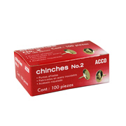 [ACO-PIN-P2629] Chinche no. 2 ACCO chinche metálica .