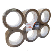 [TUK-ADS-237406] Cinta 174 de empaque TUK 48mm x 100m , color canela, con 6 piezas
