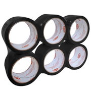 [TUK-ADS-218413] Cinta 184 de empaque TUK 48mm x 50m , color negro, con 6 piezas