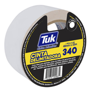 [TUK-ADS-434025] Cinta 340 delimitadora TUK 48mm x 33m , color blanco, 1 pza