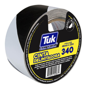 Cinta 340 delimitadora TUK 48mm x 33m , color blanco/negro