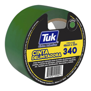 [TUK-ADS-434016] Cinta 340 delimitadora TUK 48mm x 33m , color verde, 1 pza